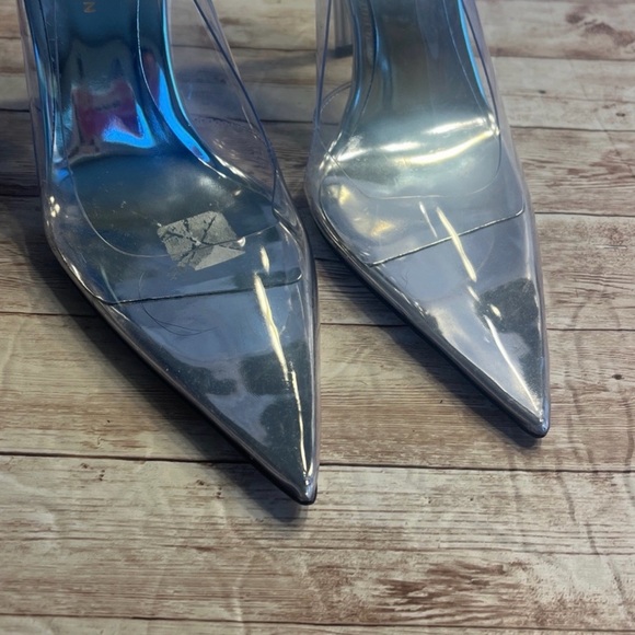 Good American Silver Clear Heels - Picture 4 of 9